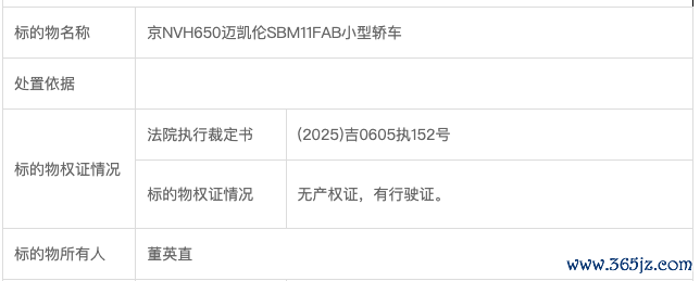 图 / 阿里拍卖平台